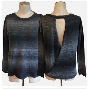 Ombré Grey Prana Backless Pullover